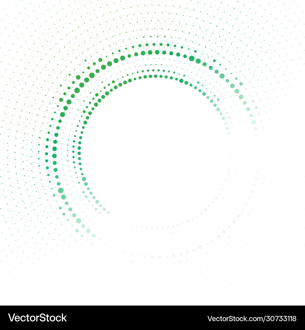 Abstract Halftone Circle Pattern vector image