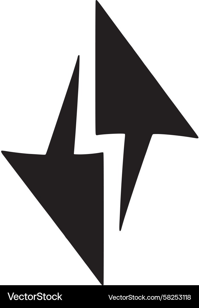 Dynamic Arrow Convergence Vector Image
