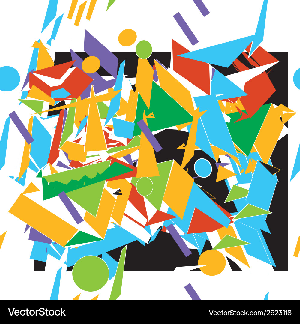 Mess pattern vector image