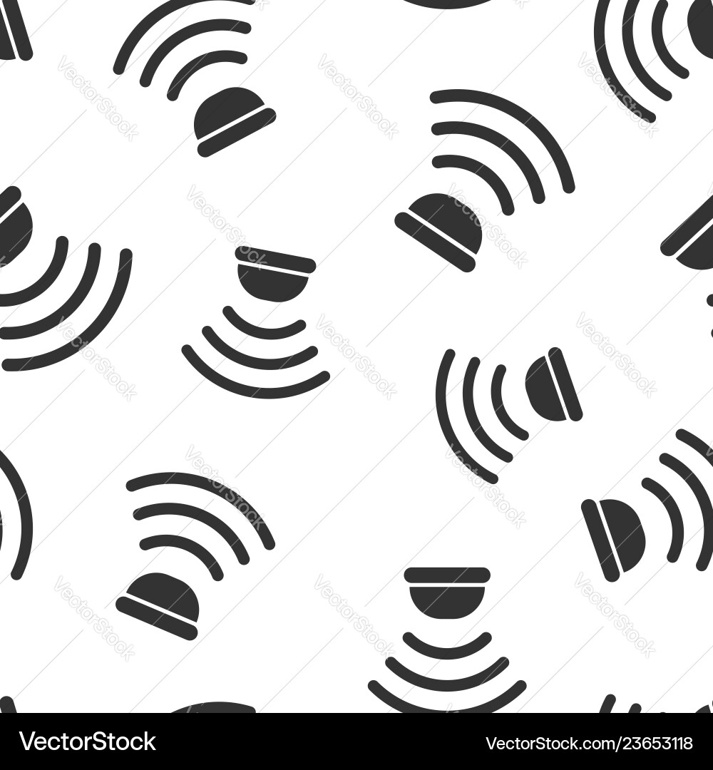 Motion sensor icon seamless pattern background Motion sensor icon seamless pattern background vector image