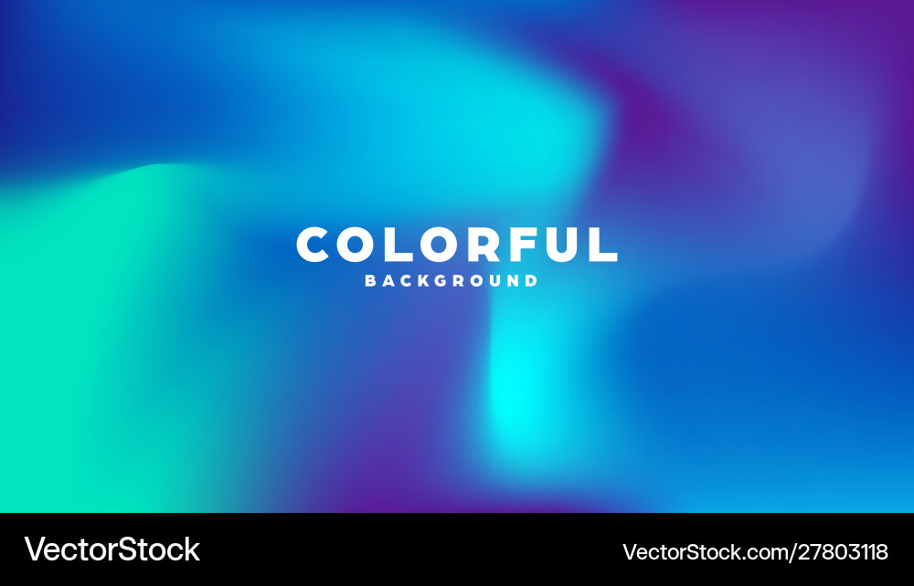 Neon Abstract Gradient Background Vector Image