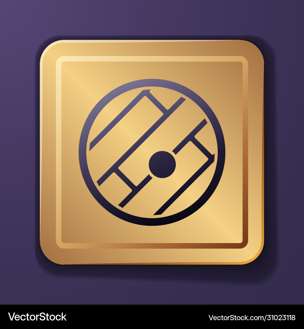 Purple folded map with location marker icon Purple folded map with location marker icon vector image