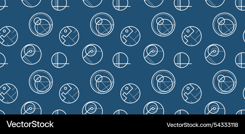 Seamless abstract pattern in modern style Vector Image