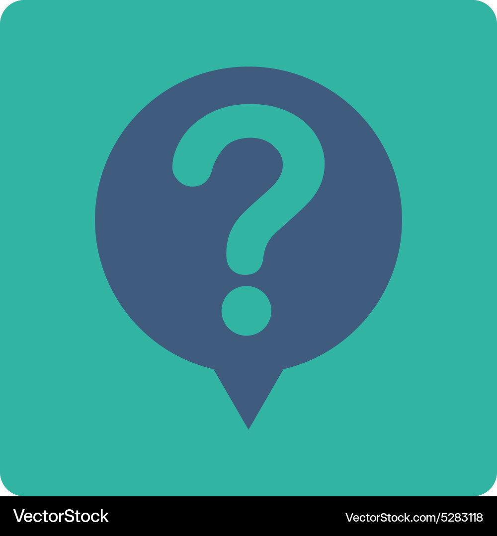 Status flat cobalt and cyan colors rounded button vector image