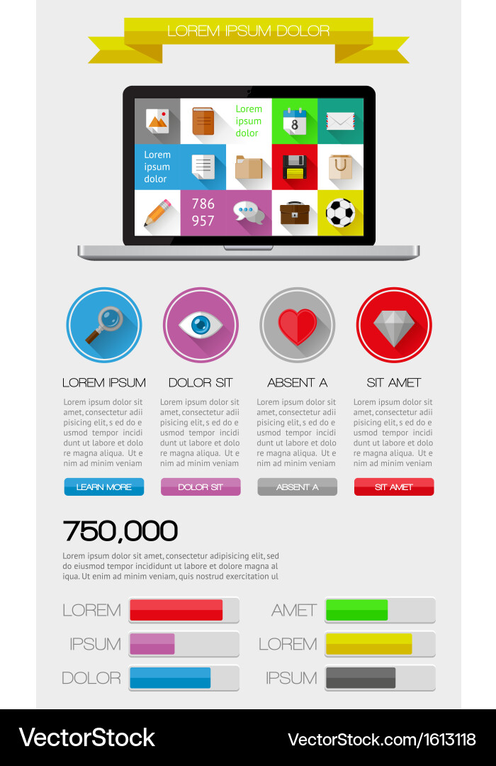 UI Elements & Web Graphics vector image