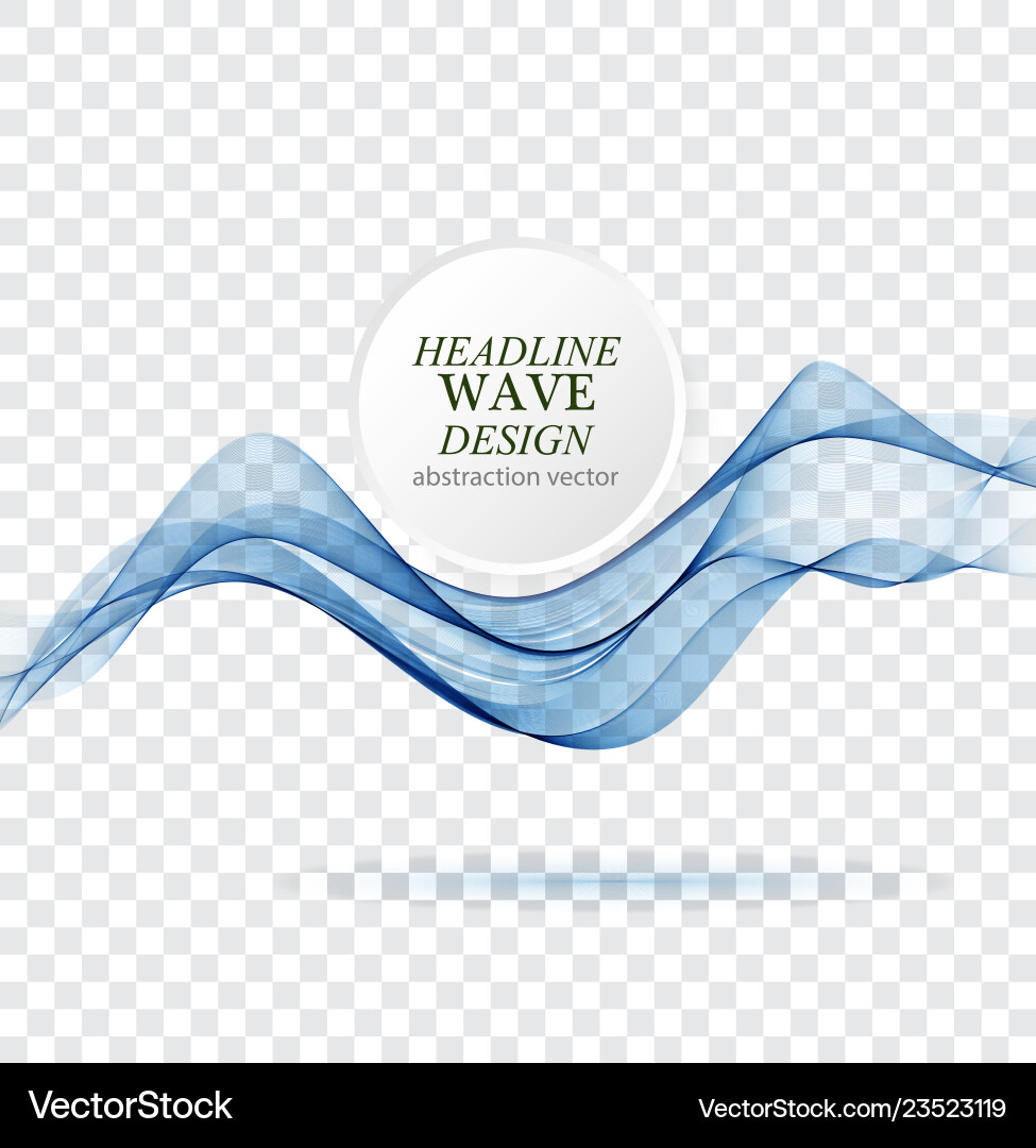Abstract smooth color wave curve flow blue Abstract smooth color wave curve flow blue vector image