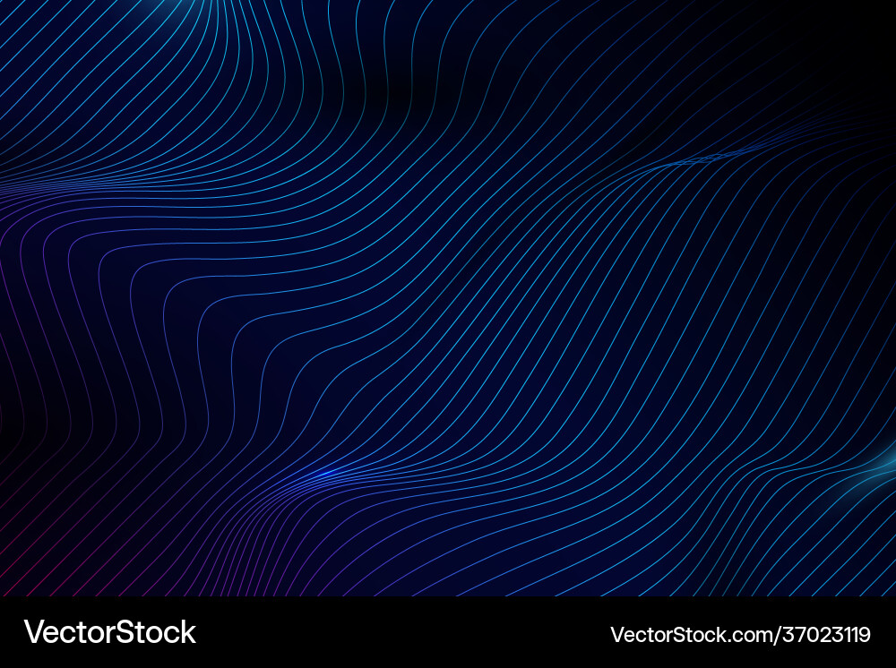 Blue abstract wave and lines pattern stripe Blue abstract wave and lines pattern stripe vector image