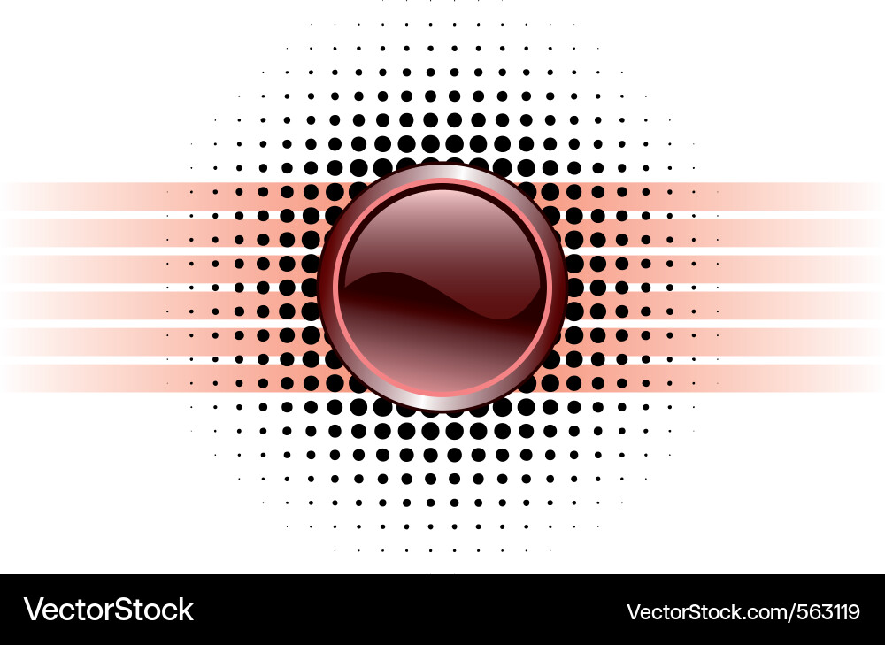 Button design vector image