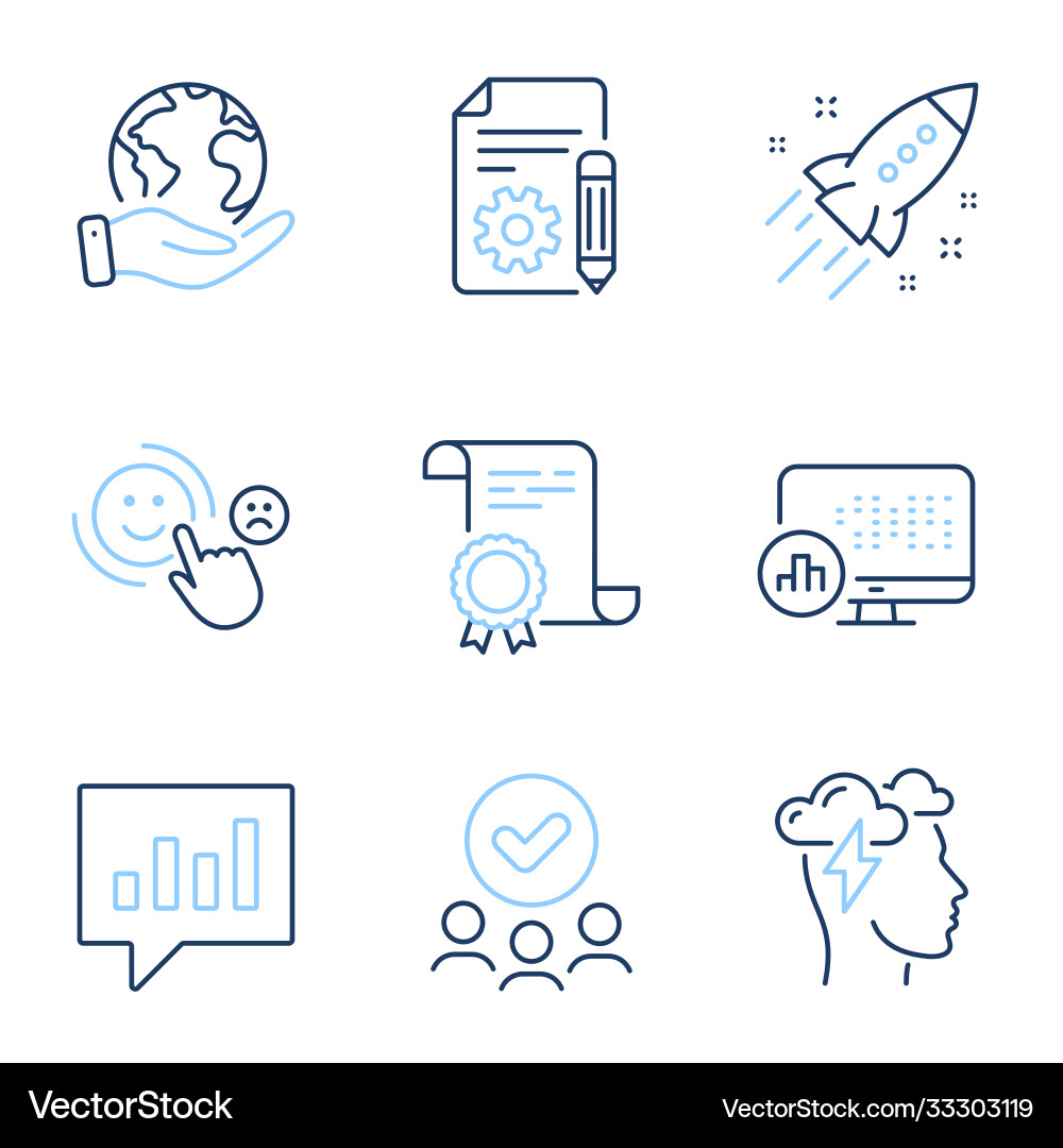 Documentation customer satisfaction and startup Documentation customer satisfaction and startup vector image