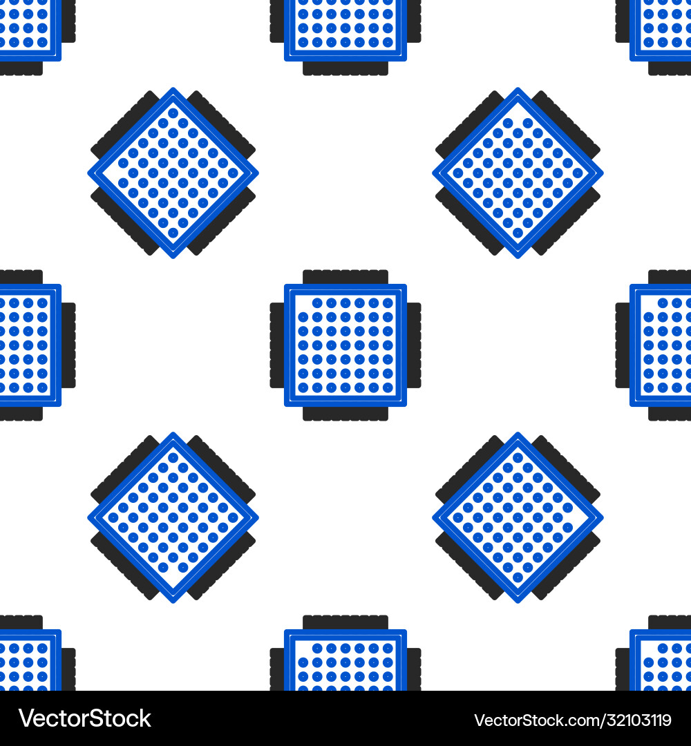 Line processor icon isolated seamless pattern Line processor icon isolated seamless pattern vector image