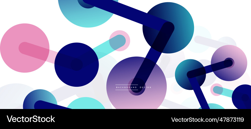 Network concept abstract background dots Vector Image