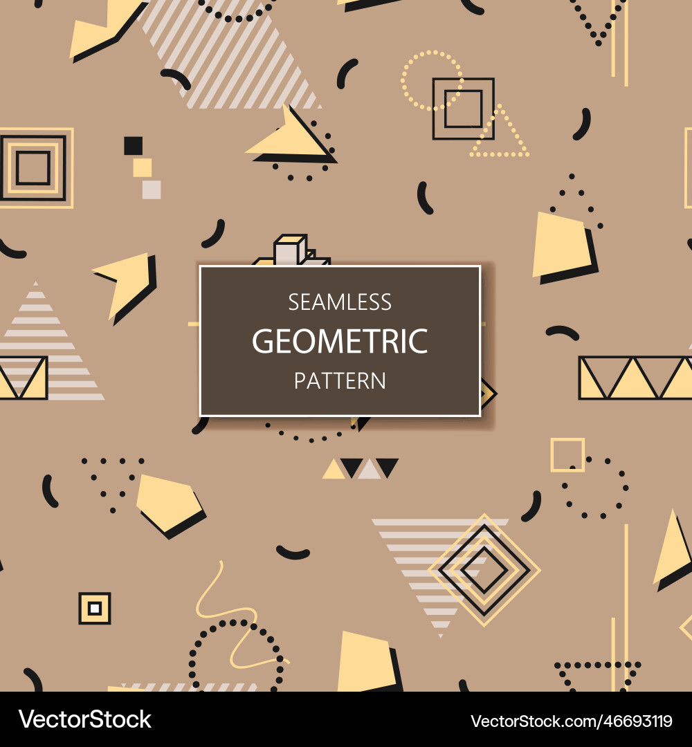 Seamless pattern with geometric shapes Seamless pattern with geometric shapes vector image