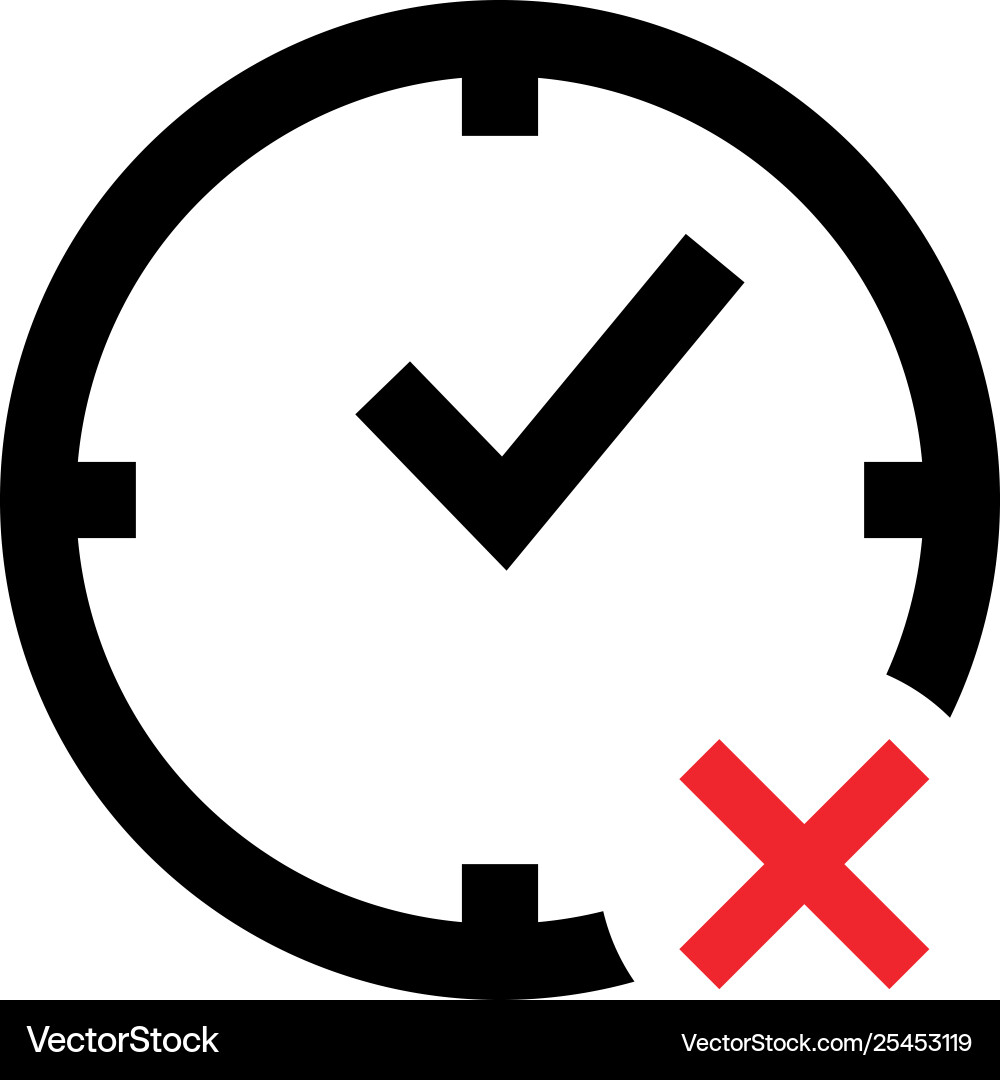 Time clock icon design template Time clock icon design template vector image