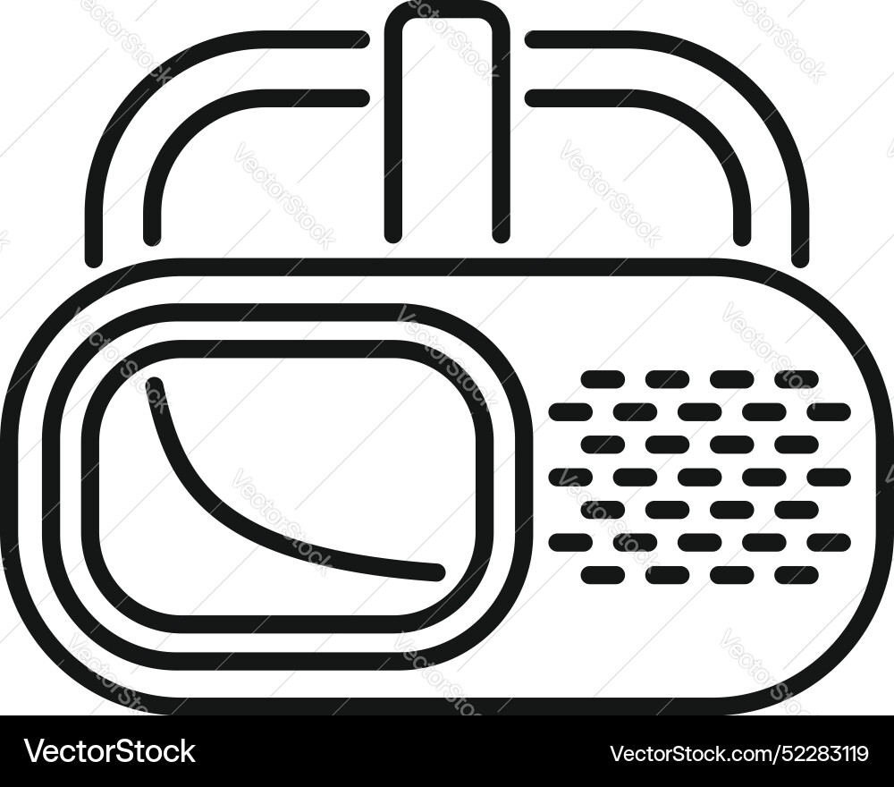 Vr headset with display showing decreasing graph Vr headset with display showing decreasing graph vector image