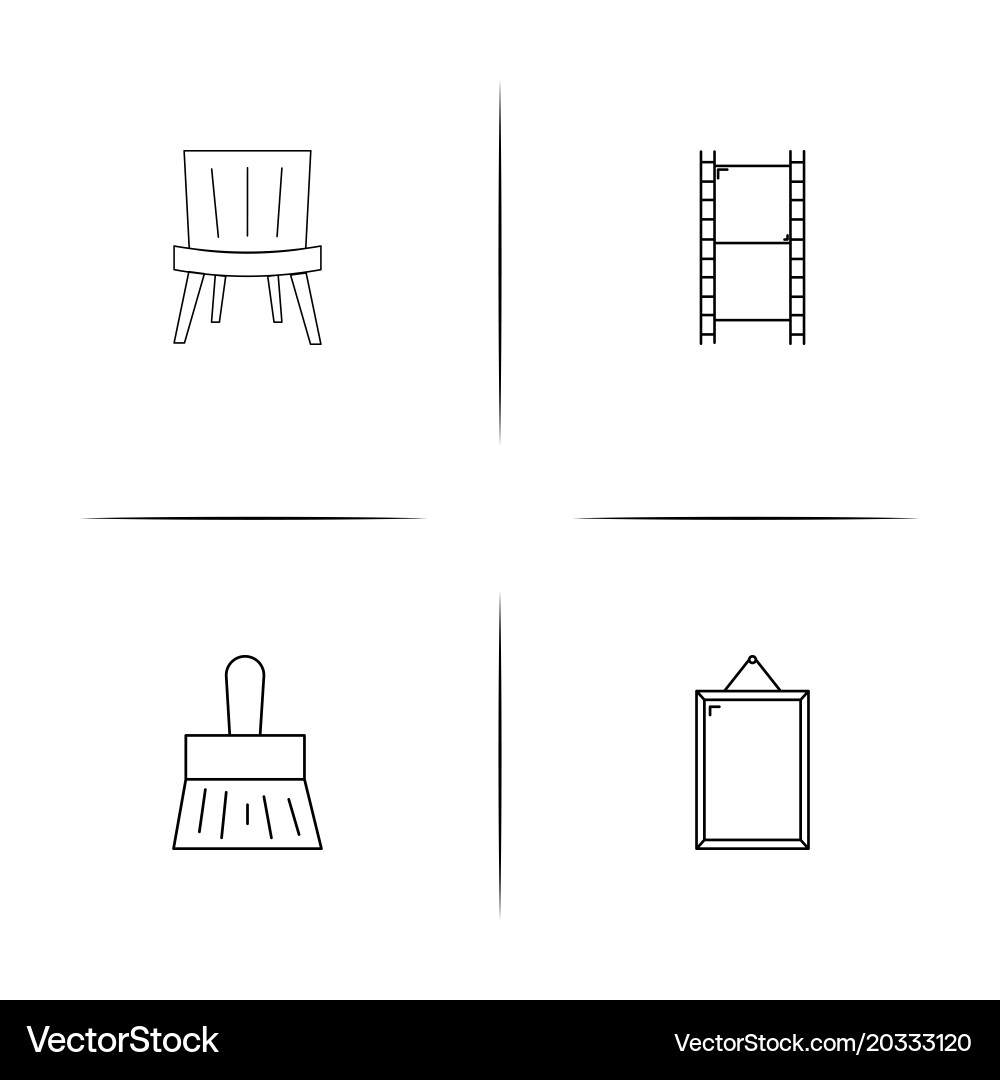 Creative process and design simple linear icon vector image