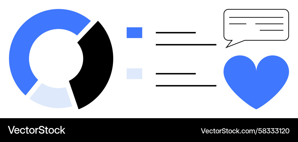 Data Analytics & Feedback Visualization Vector Image