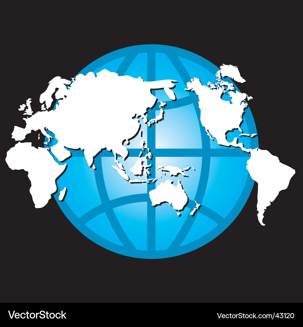 Global Network Icon Vector Image