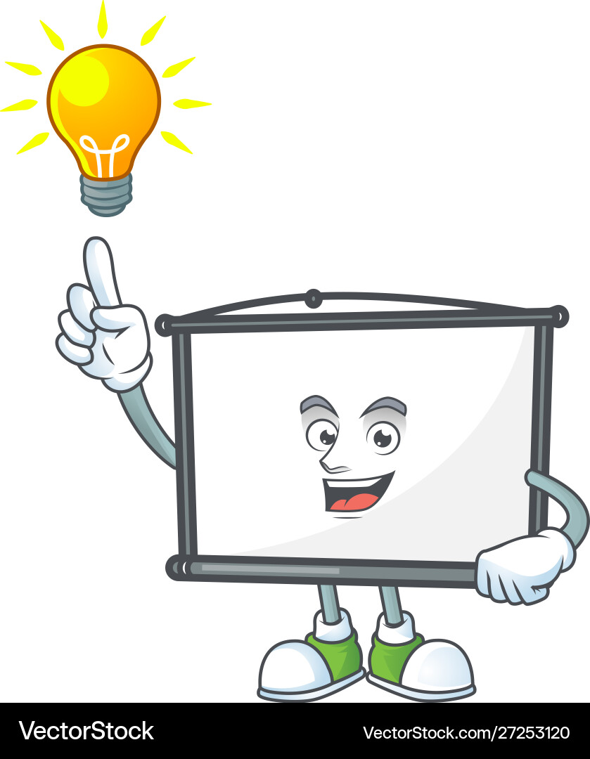 Have an idea empty project screen on white Have an idea empty project screen on white vector image