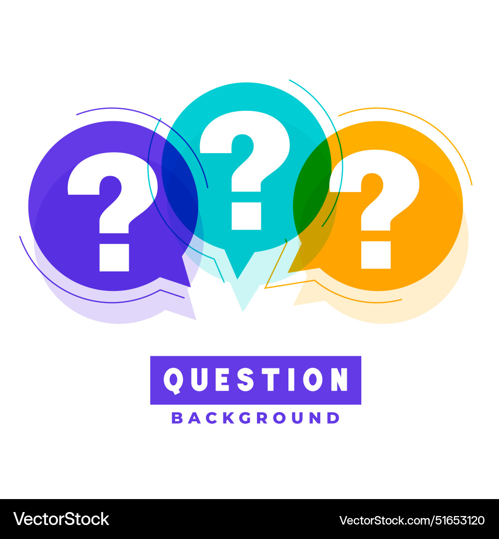 Puzzle solving question mark concept template Vector Image