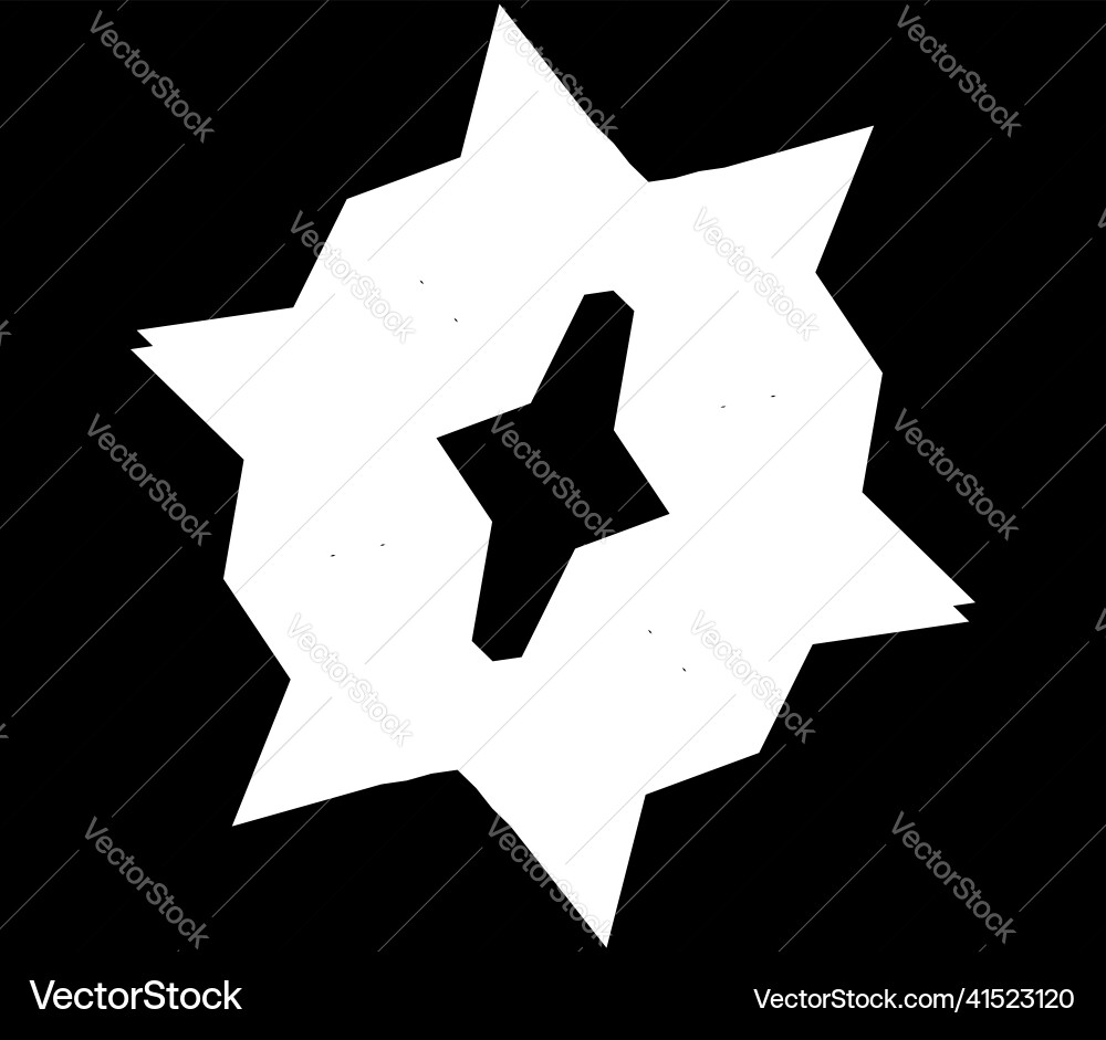 Simple abstract geometric forms shapes random Vector Image