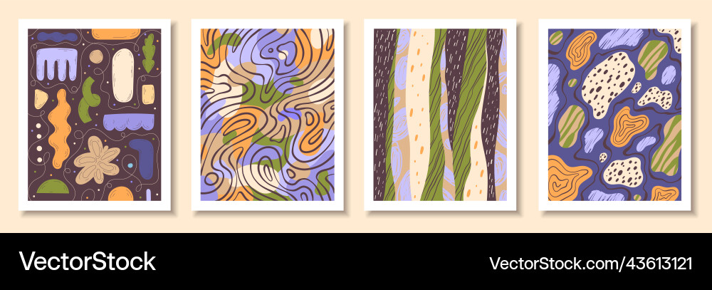 Abstract Pattern Collection Vector Image