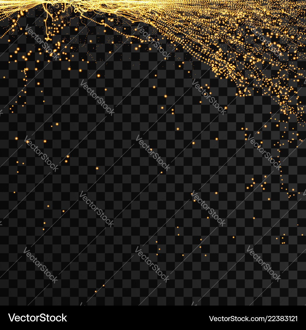 Array with dynamic particles wavy background Array with dynamic particles wavy background vector image