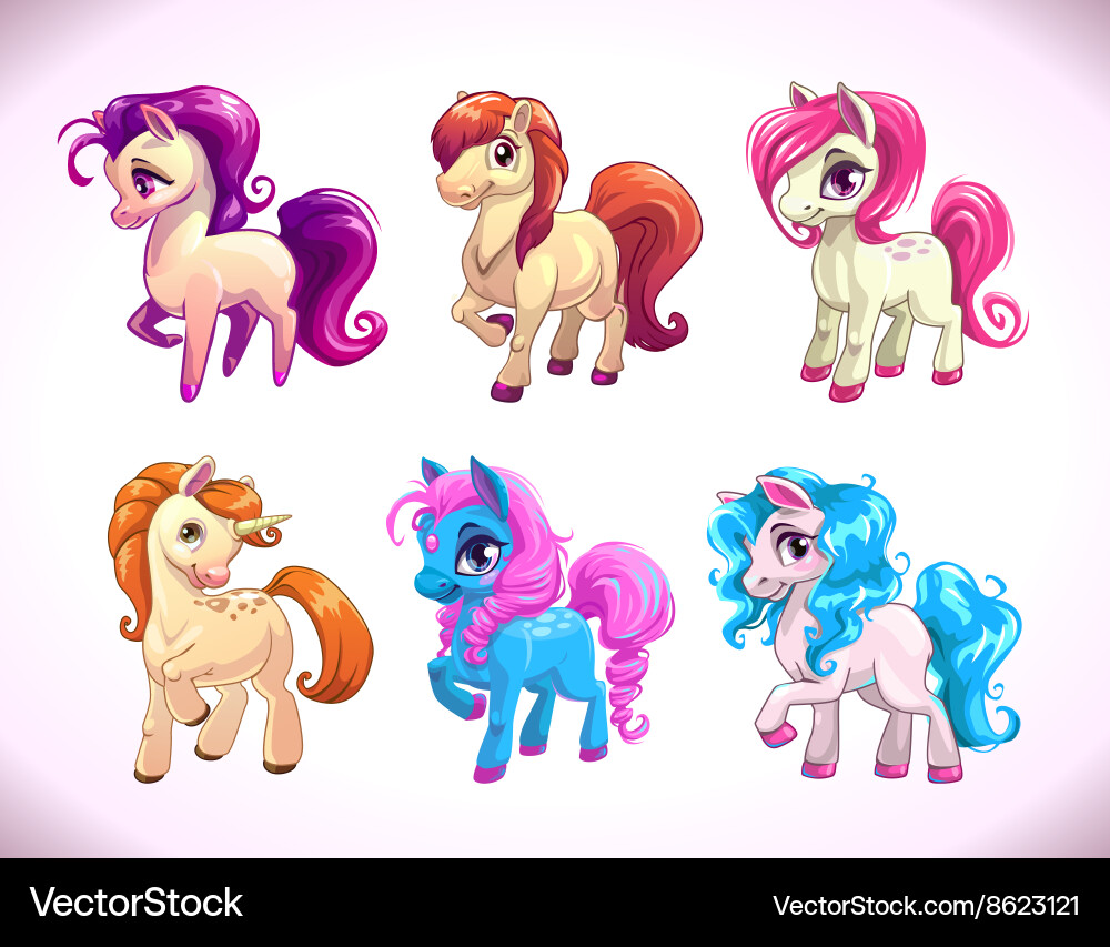 funny-cartoon-horse-characters-royalty-free-vector-image