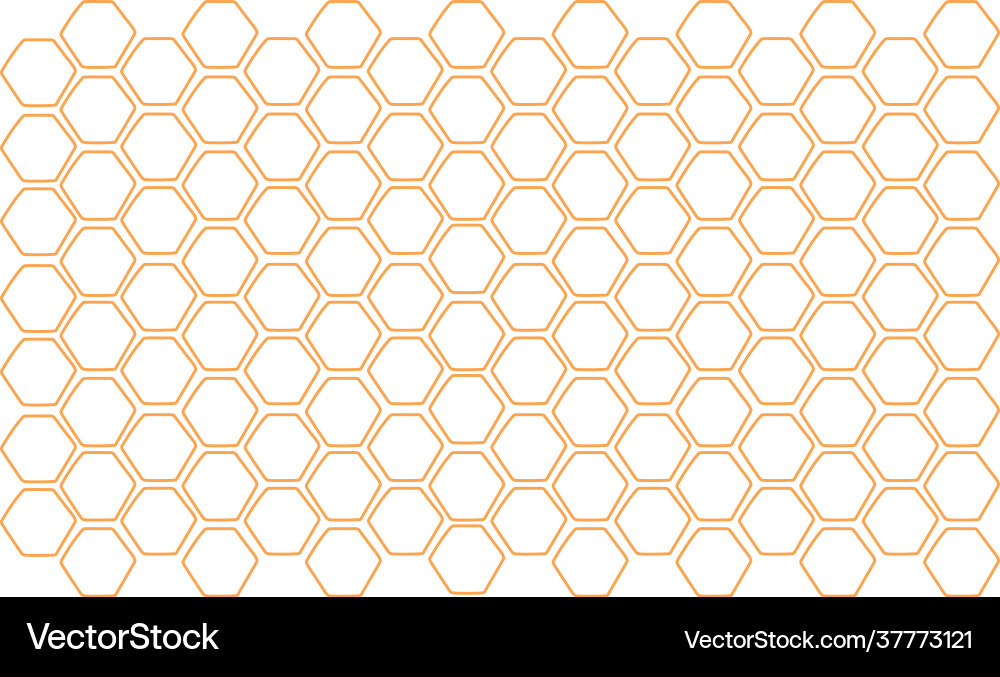 Honeycomb Grid Pattern vector image