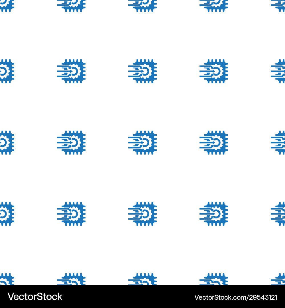 Machine learning icon pattern seamless isolated Machine learning icon pattern seamless isolated vector image