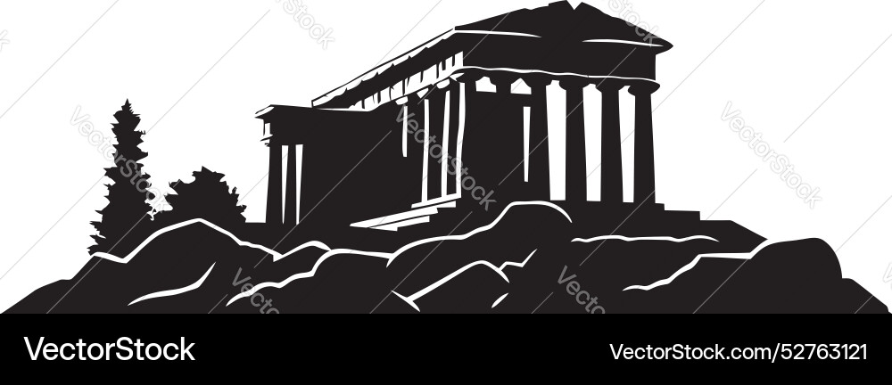 Representations of time honored greek Representations of time honored greek vector image