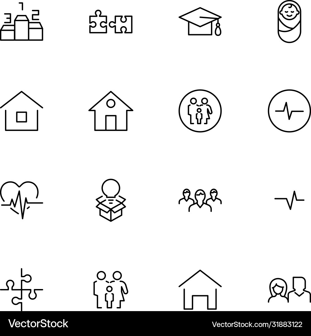 Core values icon set Core values icon set Vector Image