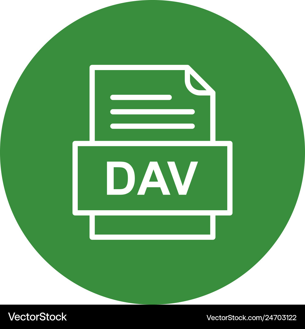 Dev file document icon vector image