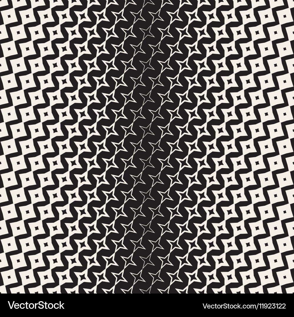 Star Transition Pattern Vector Image