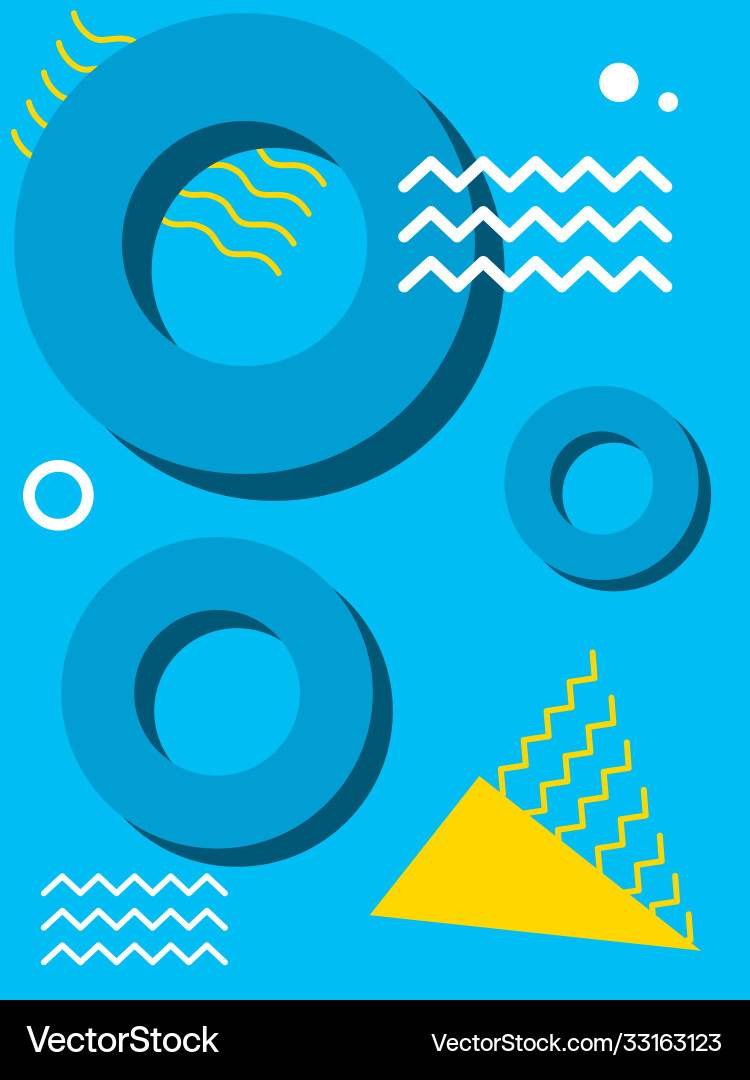 Blue abstract background with circular shapes Blue abstract background with circular shapes vector image