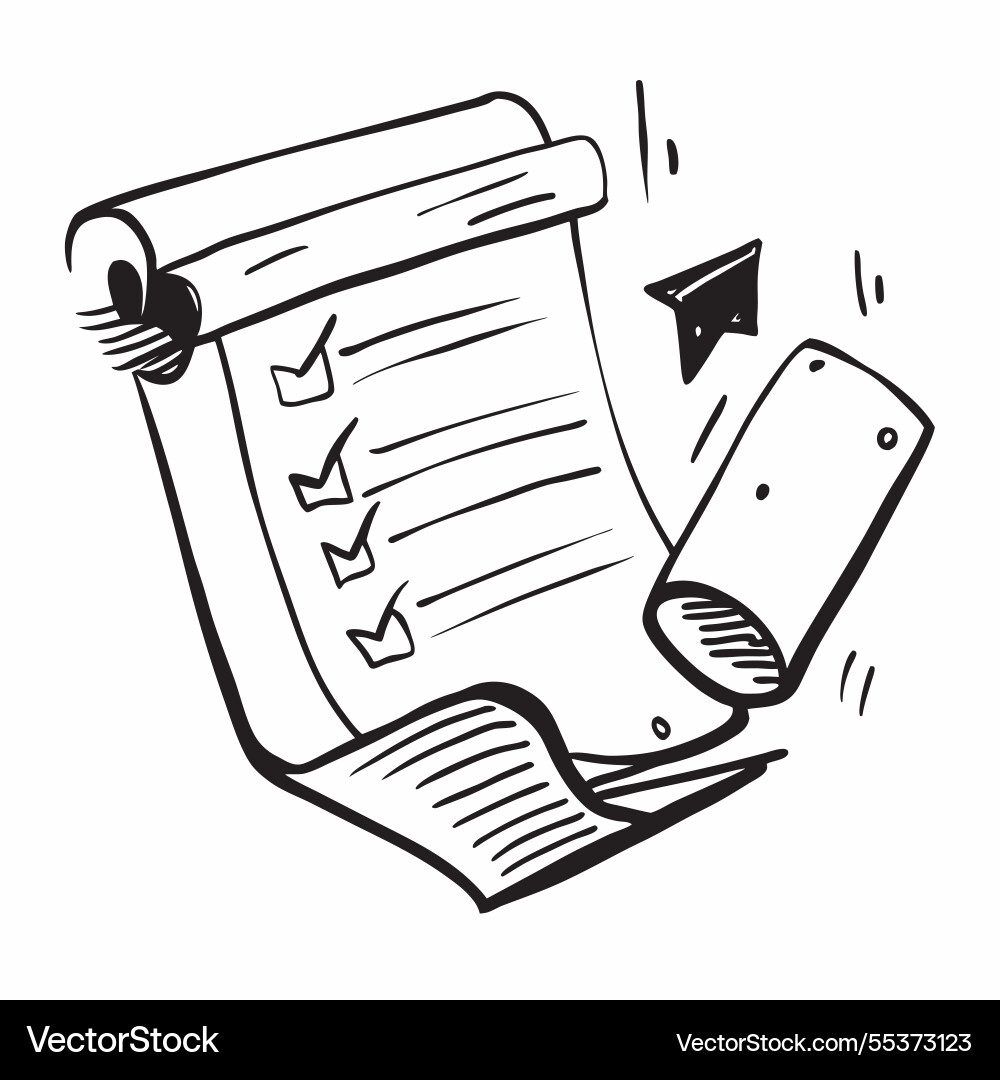 Checklist icon with ample space for text Checklist icon with ample space for text Vector Image
