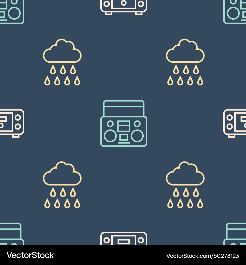 Set line portable video game console cloud Set line portable video game console cloud vector image