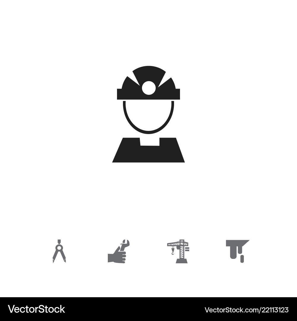 Set of 5 editable structure icons includes Set of 5 editable structure icons includes vector image