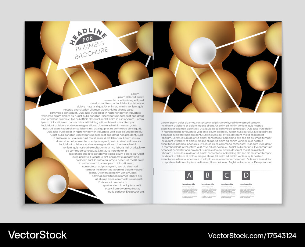 Abstract layout background set for art vector image
