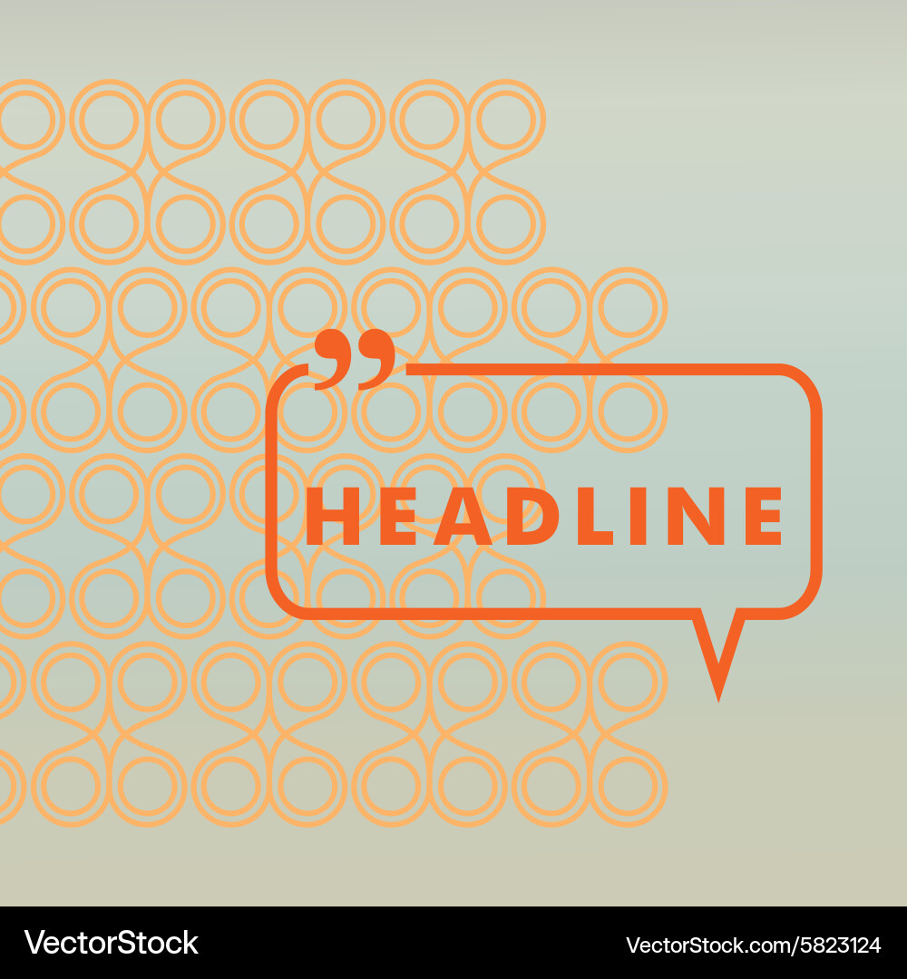 Background pattern from simple flat rings vector image