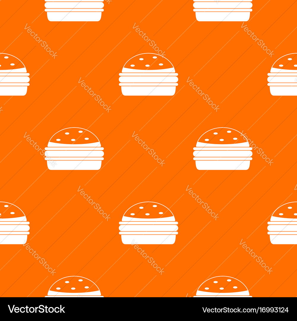 Burger pattern seamless Vector Image