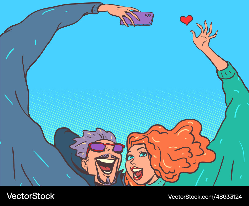 Romantic relationship between spouses honeymoon Romantic relationship between spouses honeymoon vector image
