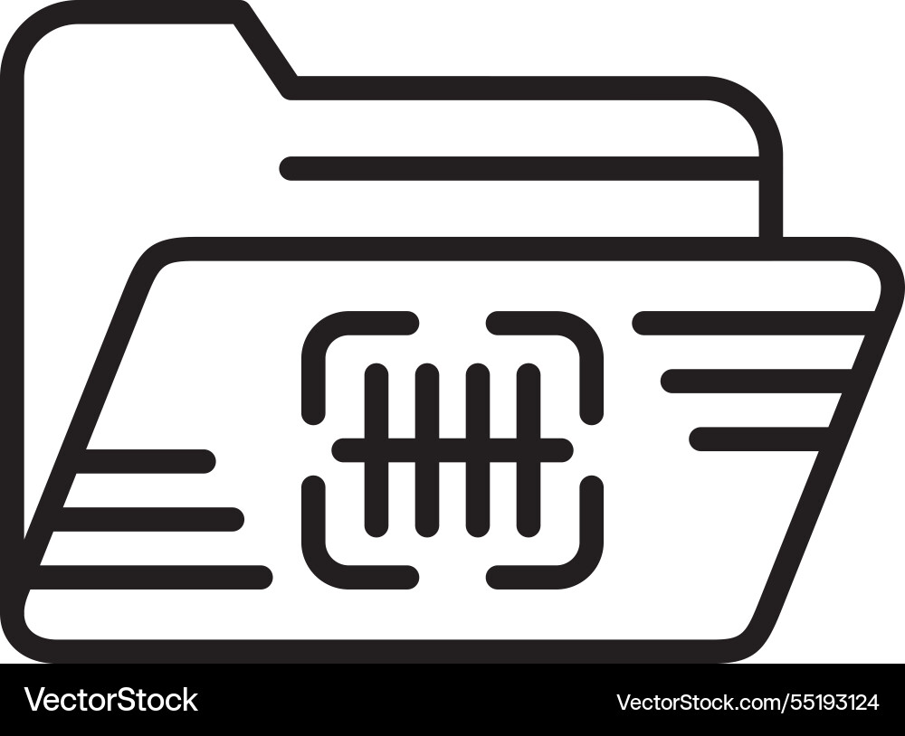 Scan line icon design Vector Image