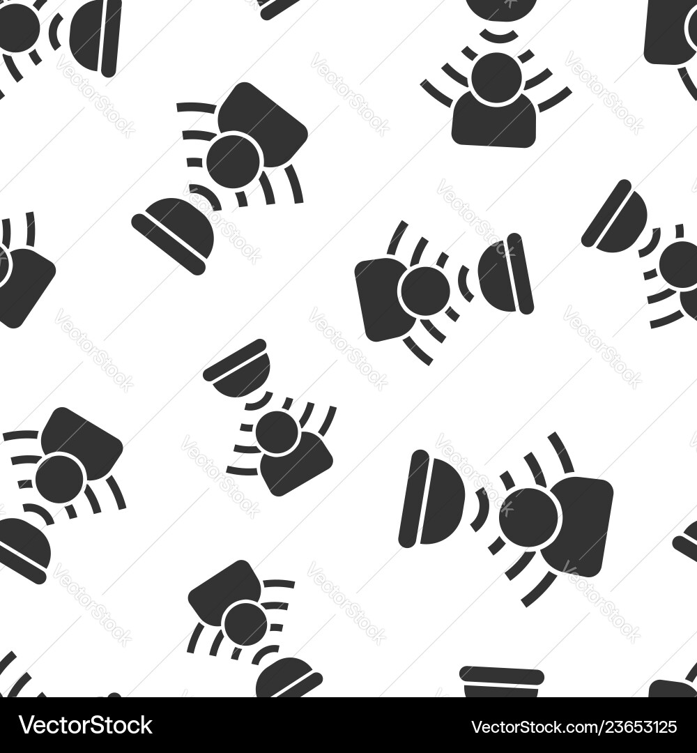 Motion sensor icon seamless pattern background Motion sensor icon seamless pattern background vector image