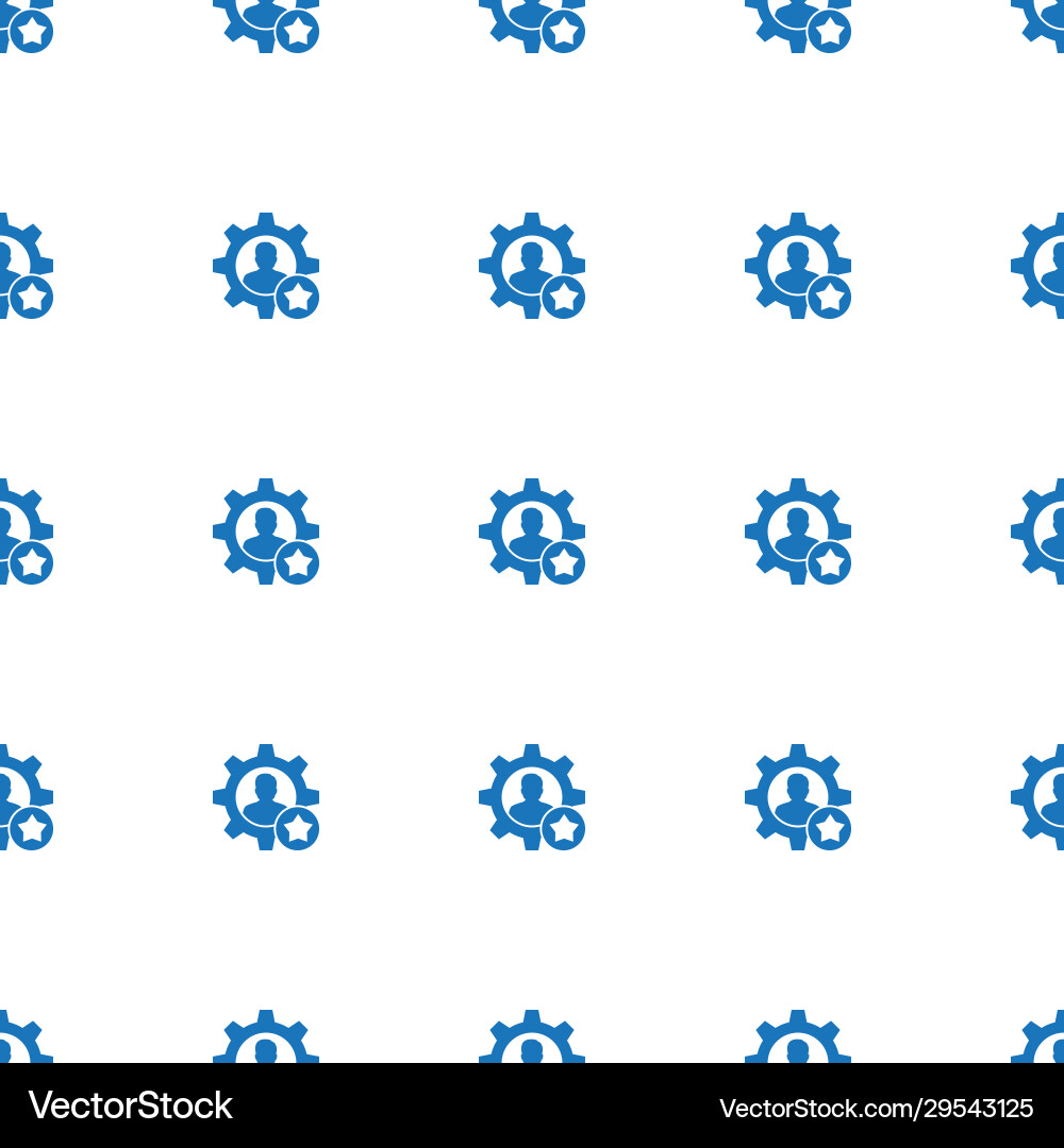 Skill icon pattern seamless isolated on white vector image
