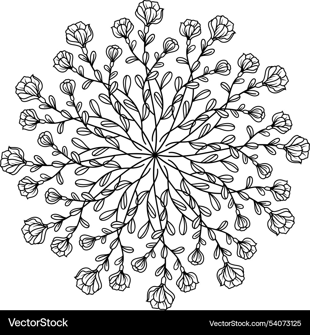 This is the circular pattern in form of mandala This is the circular pattern in form of mandala vector image
