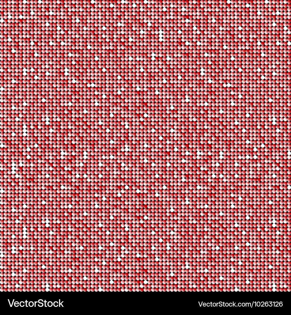 Background with shiny red sequins eps 10 vector image