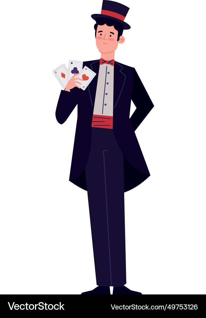International magicians day vector image
