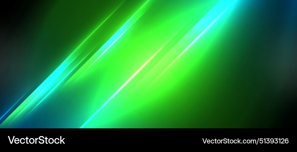 Neon dynamic diagonal light rays background Neon dynamic diagonal light rays background Vector Image