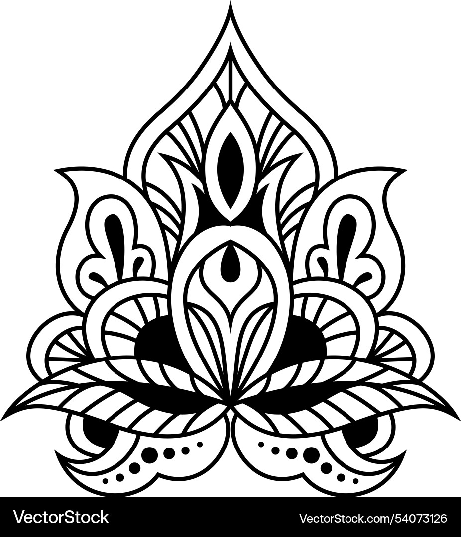 This is the circular pattern in form of mandala This is the circular pattern in form of mandala vector image