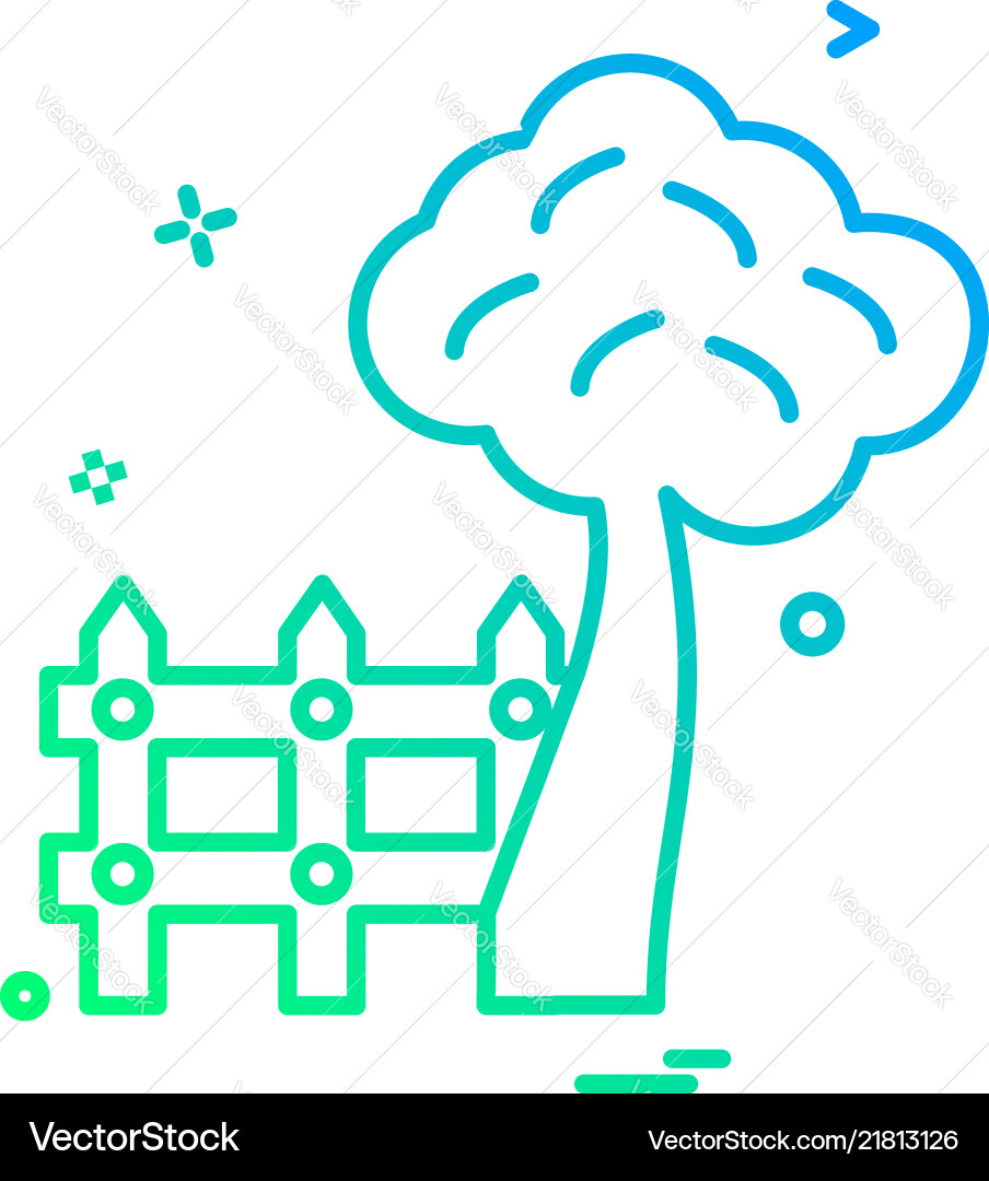 Tree icon design Tree icon design vector image
